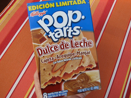 Dulce de leche poptarts PopTarts